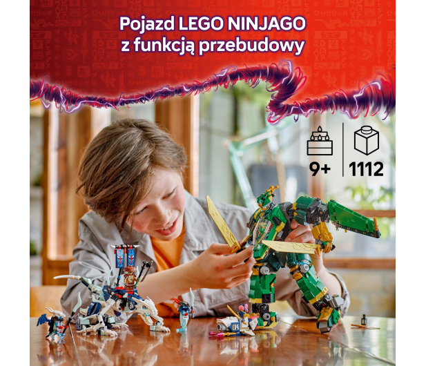 LEGO Ninjago 71845 Odrzutowy mech Lloyda - 1331656 - zdjęcie 4